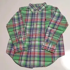 ラルフローレン　チェックシャツ　3T
