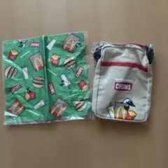 CHUMS チャムス　マクドナルド　2点セット　バッグ　クリーナークロス
