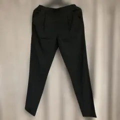 ユニクロ ゴムウエストブラックジョガーパンツ