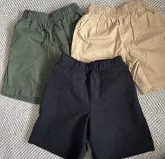 UNIQLO•GU 120㎝　ハーフパンツ　3点セット