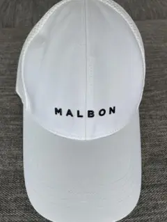 【未使用品】MALBON キャップ　ホワイト
