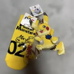 USJ限定 ポケットモンスター ピカチュウ キーチェーン ソックス