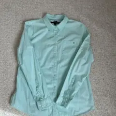 Tommy Hilfiger 長袖シャツ L ミントグリーン