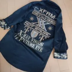 激レア！美品Xfrmシャツ黒ラインストーンのサムネイル