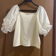 GORGE 黄色 パフスリーブ トップスのサムネイル