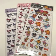 ギャルキティ　ギャルマイメロ　日焼け　4size sticker 3点セット