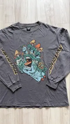90's USA製 SANTA CRUZ ロングスリーブTシャツ SANTA CRUZ（サンタクルーズ） ロンT SANTA CRUZ SCREAMING HAND L/S