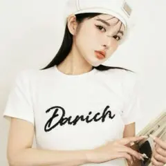 Darich エンブロイダリーパールTシャツ