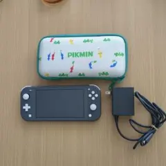 Nintendo Switch Lite グレー PIKMINケース付き