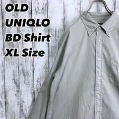 90s OLD UNIQLO オールドユニクロ ボタンダウンシャツ BE