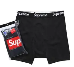 Supreme ボクサーパンツ ブラック 2枚セット
