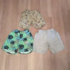 半ズボン ハーフパンツ3枚セット 100cm