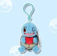 【日本未発売】ポケモン ゼニガメぬいぐるみキーホルダー　海外公式正規品