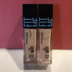 H662 メイベリン フィットミー リキッド ファンデーション 109&112