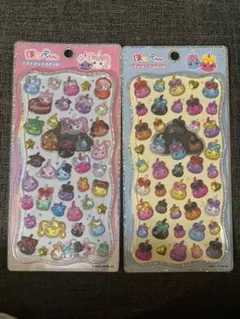 マ*し様 ほっぺちゃん プチドロップステッカー2枚セット