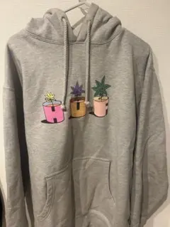 HUF グレー パーカー