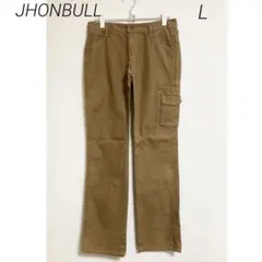 0294 JHONBULL ジョンブル 新品タグ付き ブラウン カーゴパンツ L