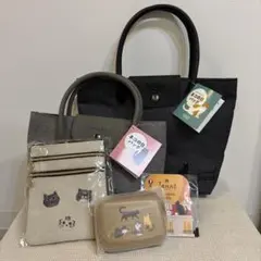 KALDI ねこの日バッグ　５点セット