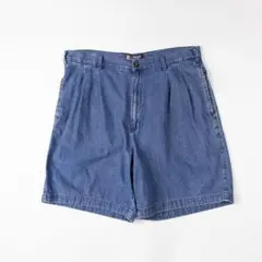 90s CHAPS RALPH LAUREN デニムショーツ ツータックのサムネイル