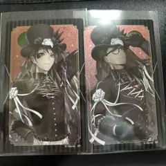 ツイステ　ハロウィン　メタルクリアカード　デュース　トレイ　2枚セット