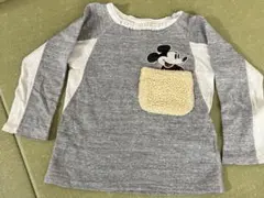 DENIM DUNGAREE ミッキーマウス 長袖カットソー 110