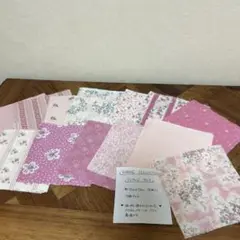 KANAÉ COLLECTION ピンク系綿生地セット　ホビーラホビーレ