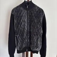 EPoca Uomo ジップアップセーター 紺のサムネイル