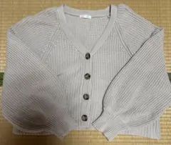 最終価格【DRESKIP】ポワン袖カーディガン(フリーサイズ)