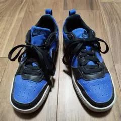 着用回数２回！ NIKE スニーカー ブルー×ブラック 23㌢