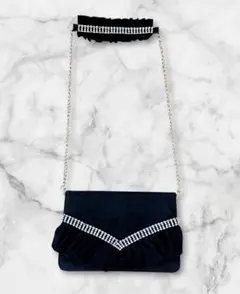 【美品】LILY BROWN ビジューショルダーバッグ クラッチバッグ