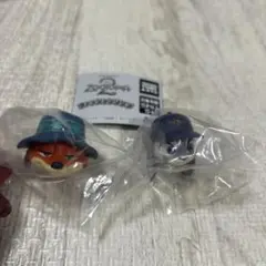 ズートピア ファッションリング　ニック　ジュディ　ガチャ