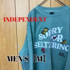 TP167【US輸入】INDEPENDENT　スウェット【メンズM】ブルー系