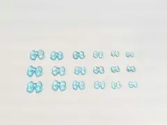 ♡クリア水色　75個　ネイルパーツ　デコパーツ♡