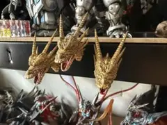 一番くじ ゴジラ 大怪獣列伝 F賞　モンスターヘッドマグネット キングギドラ