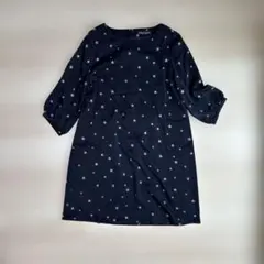 アーバンリサーチ　星柄 ネイビー ワンピース　匿名配送