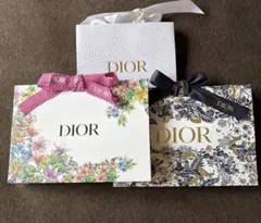 Dior ショッパー3点 リボン付き