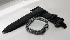 S3☆ アップルウォッチ レザーベルト カバー　Apple Watchバンド