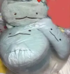 【新品】すみっコぐらし　とかげ3点セット　ぬいぐるみ大　マカロンクッション　他