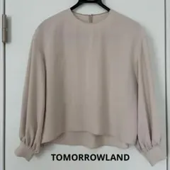 トゥモローランドパフスリーブとろみブラウス日本製