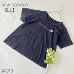 ニューバランス 半袖 Tシャツ 黒 ジム スポーツウェア カジュアル LLのサムネイル