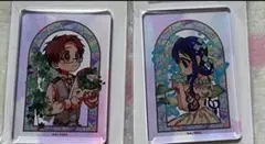 地縛少年花子くん 10周年記念ミュージアム ミニアクリルブロック 蒼井茜 赤根葵