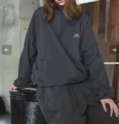 め*り様 UMBRO × OPENING ACT セットアップ Mフェードブラッ