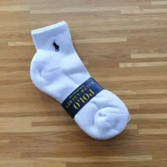 Polo Ralph Lauren 23〜25 ソックス ３足セット ホワイト