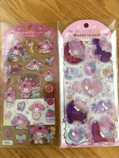 マイメロ　ウォーターシール　ドロップジェリーシール　サンリオ