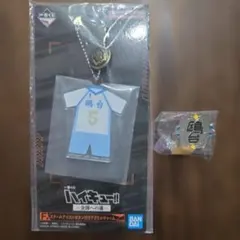 ハイキュー!! 一番くじ 鴎台高校 アクリルチャーム・ピンバッチのサムネイル