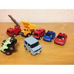 ミニカー ７つセット【消防車・パトカーなど】