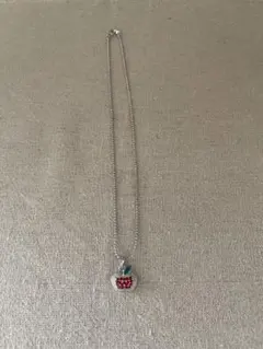 リンゴ型ペンダント ネックレス