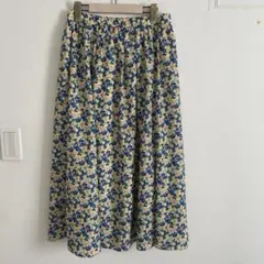 green label relaxingユナイテッドアローズ 花柄ロングスカート