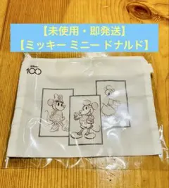 【未使用】ディズニーDisney100 JINSコラボ ポーチ 人気キャラクター