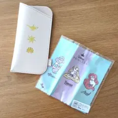 Disney プリンセス メガネケース ホワイト　Zoff